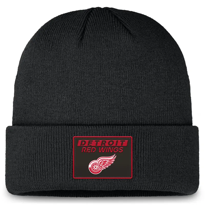 detroit red wings authentic pro rink prime cuffed beanie