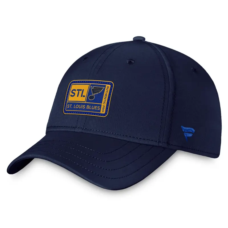 men8217s fanatics navy st. louis blues authentic pro training camp flex hat