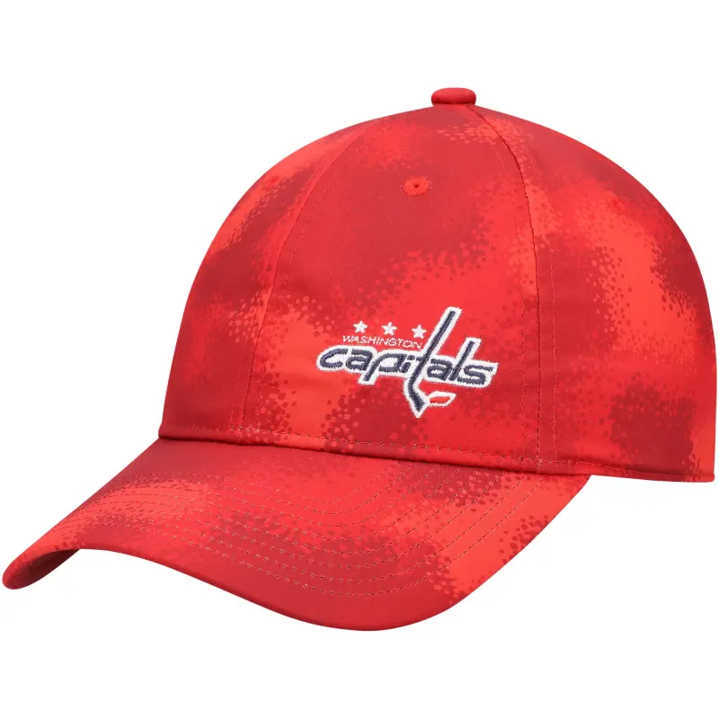 women8217s adidas red washington capitals camo slouch adjustable hat